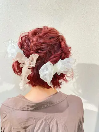 ショート ヘアアレンジ 🫧 MAKI🫧のヘアスタイル