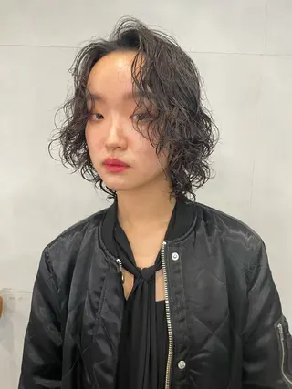 ミディアム ボブ/透明感カラー 🌿栄🌿kouneのヘアスタイル