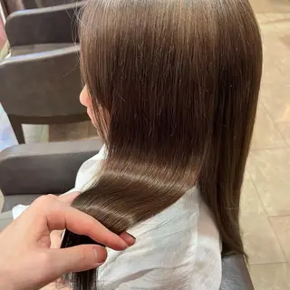ロング カラー 髪質改善･縮毛矯正 特化･ユウシンのヘアスタイル