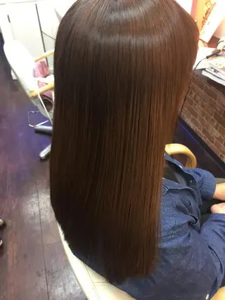 セミロング パーマ 桧山 真のヘアスタイル