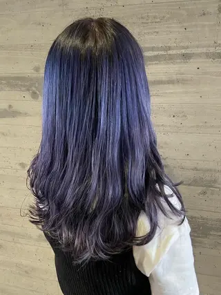 ロング カラー ヘアアレンジ 🧸 EARTH 佃 萌海 ☁️のヘアスタイル