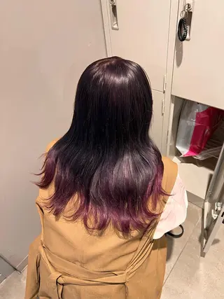 セミロング 💖札幌カラー 指名No.1💖玲奈のヘアスタイル
