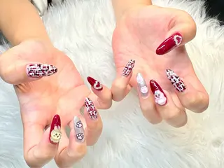 ロング Bonheur 【ボヌール】のネイルデザイン