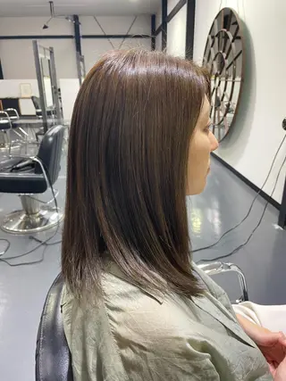 ミディアム カラー Sakairi Yunaのヘアスタイル