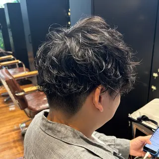 パーマ メンズ 波巻き/ツイスパ/ メンズ特化🐺米山歩のヘアスタイル