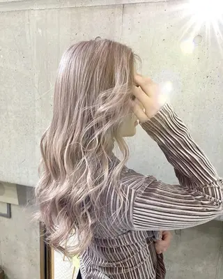 セミロング ヘアアレンジ lien ヘアサロンリアンのヘアスタイル