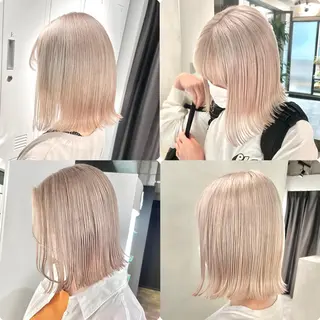セミロング カラー ✨MiL✨ ✨心斎橋✨のヘアスタイル