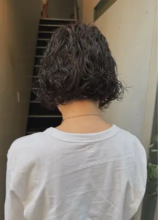 ショート パーマ ボブ／パーマ指名 No. 1🍃れんとのヘアスタイル