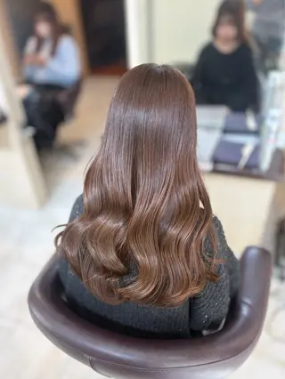 ロング カラー 🎀透明感カラー 🐈ナズナのヘアスタイル