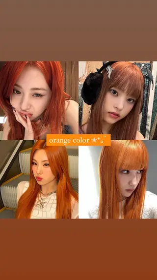 カラー 透明感カラー/ 縮毛矯正/ユイ☆彡のヘアスタイル