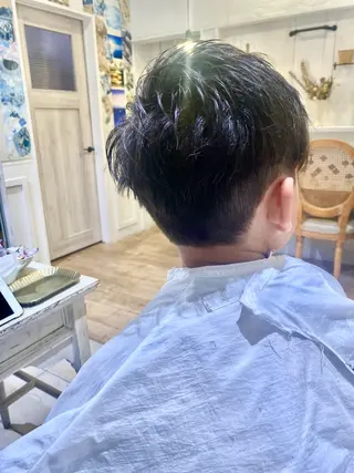 メンズ キッズ 内田 隆也のヘアスタイル