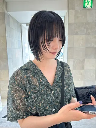 ショート 中嶋 夏美のヘアスタイル
