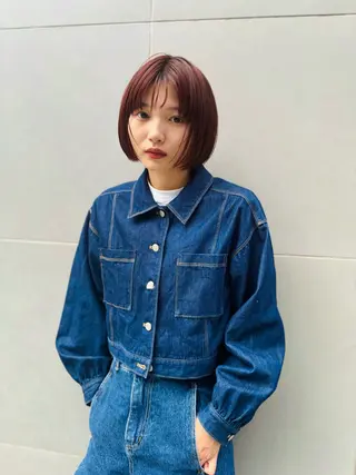 ショート カラー 🫧nari🫧 谷町 大阪のヘアスタイル