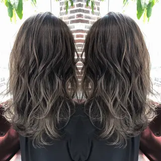 ロング カラー 木下大地 HAIR  Oneのヘアスタイル