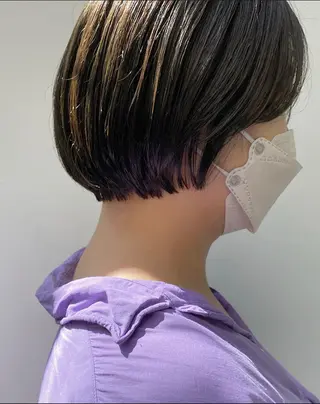 ショート カラー 🌷pasapas/ すみれ🌷のヘアスタイル