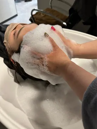 ロング メンズ 菊地　智 【LAZO】千歳船橋のヘアスタイル