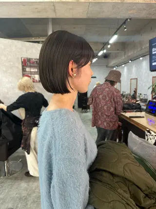 ショート モテ髪/ボブ/ショー ト/アダチフウトのヘアスタイル