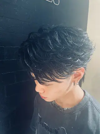 パーマ RISE 長谷川太尊のヘアスタイル