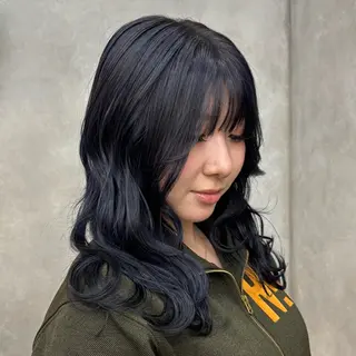 ミディアム カラー BELO OSAKA マオのヘアスタイル