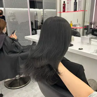 セミロング カラー ヘアアレンジ mai🍑暖色カラー /レイヤー💖のヘアスタイル