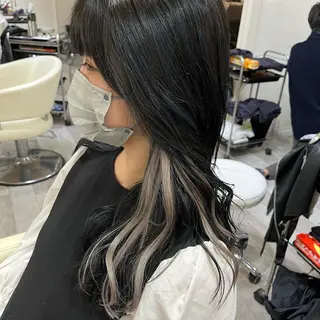 ロング カラー カラー職人 なかもと たつひろのヘアスタイル