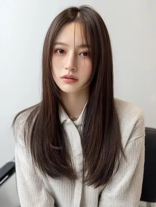 ロング カラー 髪質改善・縮毛矯正 💎ASUKAのヘアスタイル