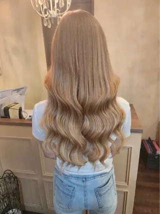 ロング ヘアアレンジ MagicMush ✴︎シールエクステのヘアスタイル