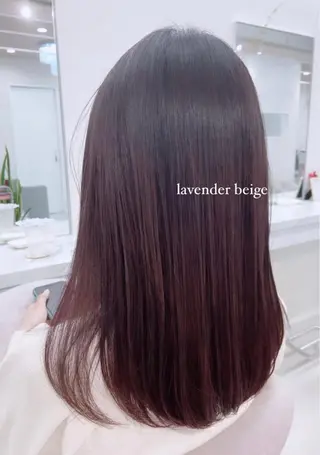 ロング カラー しみず さきのヘアスタイル