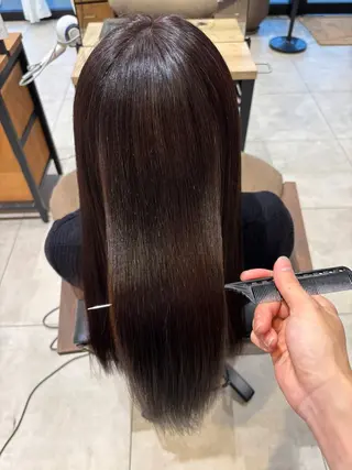 ロング 髪質改善カラー✨ メンズ特化✨竹田渉真のヘアスタイル