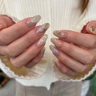 ネイル BLACK FLAG所属・hakata ニュアンスネイル𓍯のネイルデザイン