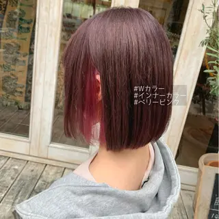 ショート カラー ノグチ ナツコのヘアスタイル