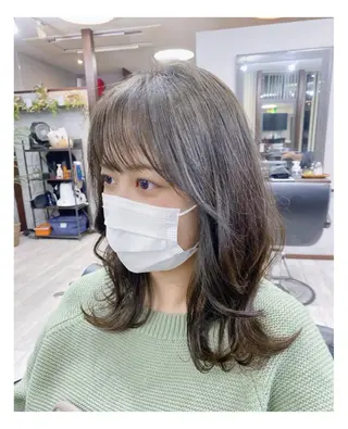 ミディアム カラー ＊横浜駅＊ 金子 誠也のヘアスタイル