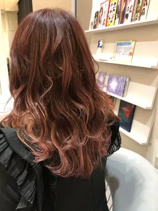 セミロング ヘアアレンジ 阪上 沙織のヘアスタイル