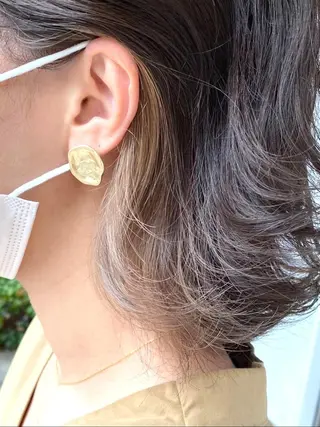 ミディアム カラー alpha松戸 🍓武田さくら🦊のヘアスタイル