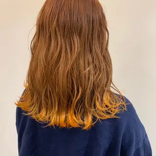 セミロング カラー MIZUHO / ダブルカラー髪質改善のヘアスタイル