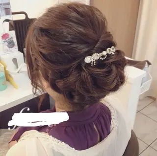 ヘアアレンジ 福永 里奈のヘアスタイル