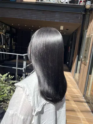 ロング カラー すぐ巻ける縮毛矯正 🍀勝倉　麗のヘアスタイル