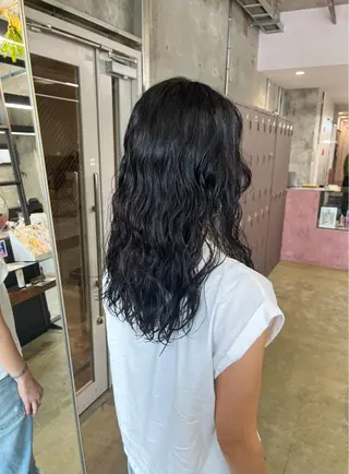 ロング 中江 友哉のヘアスタイル