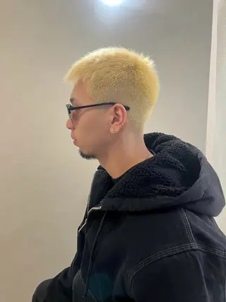 カラー メンズ 長山 茉白のヘアスタイル