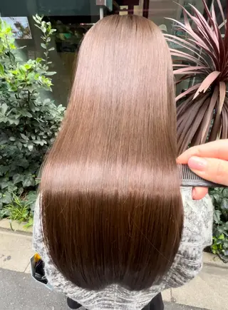 ロング カラー 当日予約OK⭕️ 佐藤太一のヘアスタイル