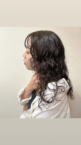 ミディアム パーマ スタジオノル パーマ🌀あやなのヘアスタイル