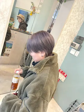 ショート 亀川蓮 Agu hairのヘアスタイル
