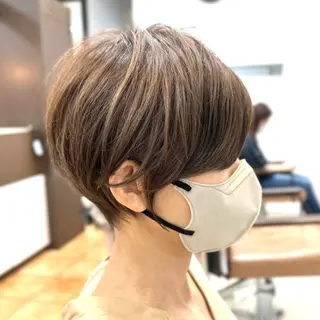 ショート カラー 藤田 祥平のヘアスタイル