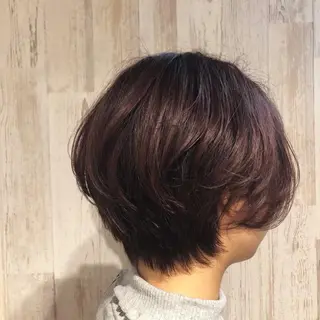 ショート カラー 山本 帆乃果のヘアスタイル