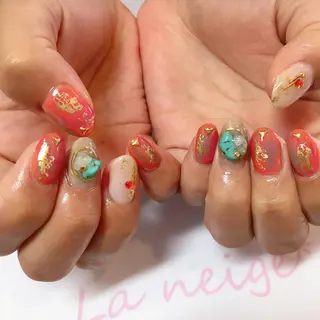 ネイル La neige* yuki 🐩🌙のネイルデザイン