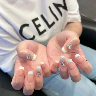 ネイル パラあり！フィルイン 美フォルムのネイルデザイン