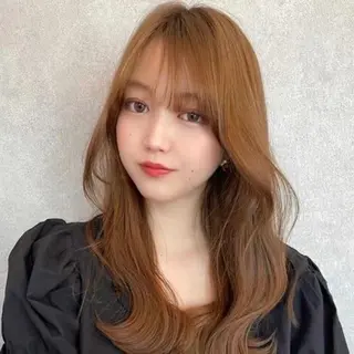 ロング 縮毛矯正・似合わせ タナカ レイヤのヘアスタイル