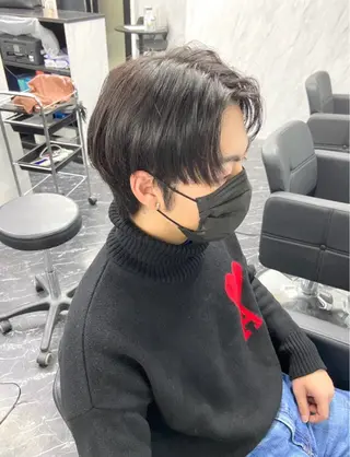 メンズ nanaka 🤍韓国ワンホンヘアのヘアスタイル