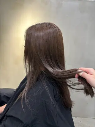 セミロング カラー 中園康 /カラー/ブリーチのヘアスタイル