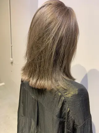 ミディアム 柔らかいカラー🎀 rinaのヘアスタイル
